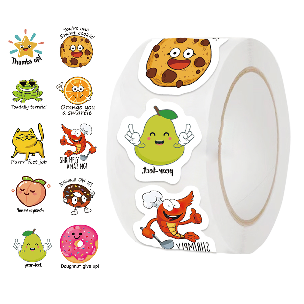 500 adet/rulo için Kawaii çıka - Kids Education Motivation incelemesi ve fiyatı