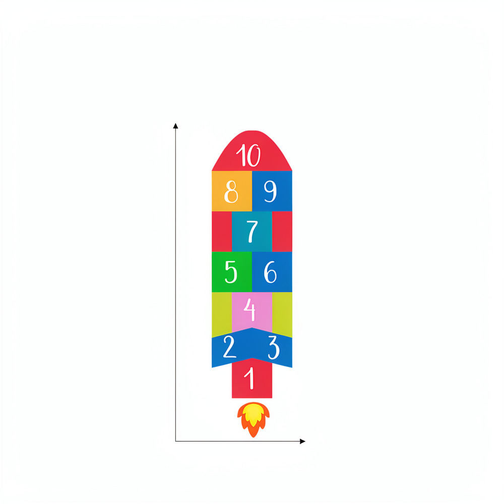Yaratıcı Roket Desenli Zıplama - Kids Education Activities incelemesi ve fiyatı
